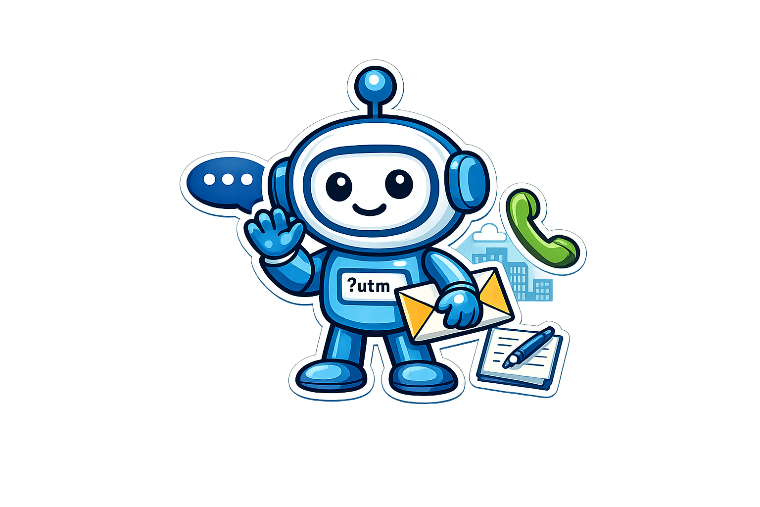 UTM Buddy Contact mascot
